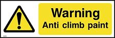 Warning anti climb for sale  WARE