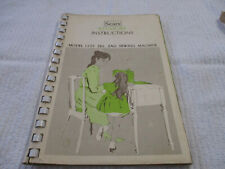 Máquina de costura vintage original manual do proprietário Sears Kenmore modelo 1222 em ziguezague  comprar usado  Enviando para Brazil
