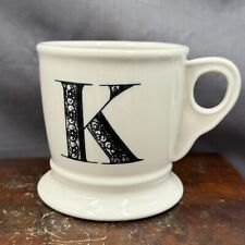 Usado, Taza de café Anthropologie monograma taza personalizada letra inicial K segunda mano  Embacar hacia Argentina