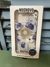 Capa MOSNOVO iPhone 12 Pro Max estampa floral azul branca clara comprar usado  Enviando para Brazil