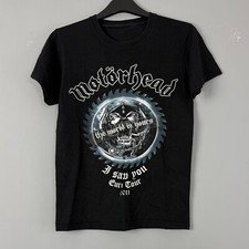 Camiseta Motörhead European Tour 2011 banda rara de heavy metal Lemmy M comprar usado  Enviando para Brazil