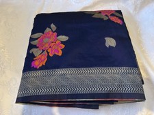 Floral navy blue for sale  GRAYS