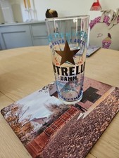 Estrella pint glasses for sale  SUDBURY
