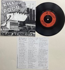 DEAD KENNEDYS - KILL THE POOR RARE 7" CARLIN VARIANT 1ST UK 1980 PUNK N MINT+! comprar usado  Enviando para Brazil