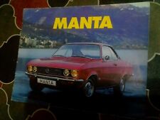 Opel manta 1973 for sale  CAMBORNE