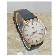 Usado, Relógio de pulso retrô suíço ouro 14k 17 joias Techno 17 J data masculino automático 1958 comprar usado  Enviando para Brazil