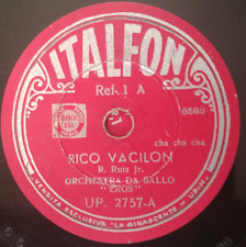 Italfon 1957-78 RPM 8"-  rico vacilon - eros dance orchestra - italian comprar usado  Enviando para Brazil