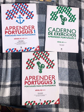 Aprender Português 1 & 3 Textbook + Workbook Set B2 A1/A2 Level Portuguese comprar usado  Enviando para Brazil