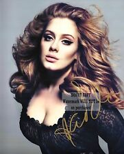 Adele autographed signed for sale  LIVERPOOL