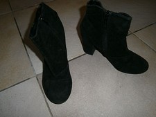 Bottines femme noires d'occasion  Lescar