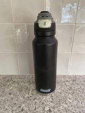 Garrafa de água Coleman Freeflow Autospout aço inoxidável 24 oz preta - GC comprar usado  Enviando para Brazil