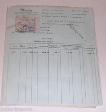Lot facture relevé d'occasion  Ham