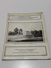 Sotheby catalogue papplewick for sale  BURRY PORT