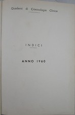 1643 quaderni criminologia usato  Frascati