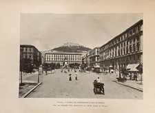 Stampa antica campania usato  Italia