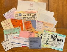 Original Concert Tickets Artists (Beginning With D) Select From Dropdown List comprar usado  Enviando para Brazil