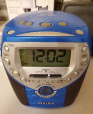Rádio AM/FM PHILIPS AJ3958/17 despertador duplo CD player TESTADO comprar usado  Enviando para Brazil