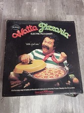 Vintage Mirro Watta Pizzaria Pizzaria Elétrica Pizzaria Colheita Ouro -NOVO comprar usado Vintage Mirro Watta Pizzaria Pizzaria Elétrica Pizzaria Colheita Ouro -NOVO comprar usado  Enviando para Brazil