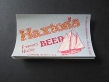 Lote Atacado de 100 Vintage Antigo - HAXTON'S - RÓTULOS DE CERVEJA - Filadélfia PA. comprar usado  Enviando para Brazil