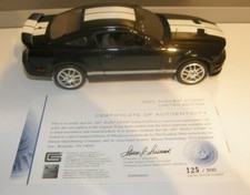 Franklin Mint 2007 Shelby Mustang GT500, 1/24, Black, S11E6980, LE 125/500 comprar usado  Enviando para Brazil