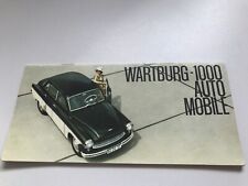 Prospekt wartburg 1000 gebraucht kaufen  Brieselang