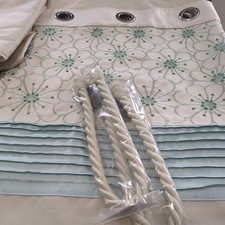 Dunelm curtains cream for sale  BRISTOL