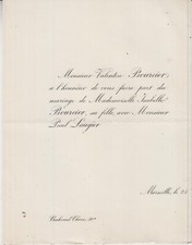 1897 faire part d'occasion  Toulouse-