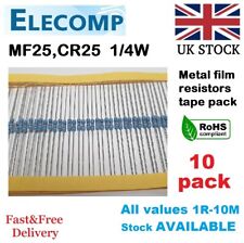 Mf25 resistors values for sale  MARCH