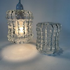 Pair vintage glass for sale  STOKE-ON-TRENT