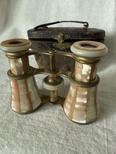 Binóculos ANTIGOS Vintage 1800 COLMONT Madrepérola Ópera Vitoriana Paris comprar usado  Enviando para Brazil