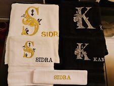 Personalised towels customised for sale  CRAWLEY