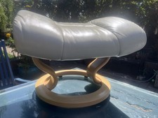 Pouf poggiapiedi ekornes usato  Spedire a Italy