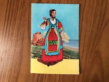 Cartolina costumi sardi usato  Beinasco