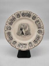 Assiette xixeme porcelaine d'occasion  Corbehem