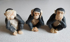 Wise monkeys figures for sale  Lancaster