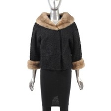 Black lamb jacket for sale  Mc Lean
