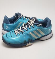 Zapatos de cancha de tenis para hombre Adidas Barricade Novak Djokovic Pro azules BA8012 talla 10 segunda mano  Embacar hacia Argentina