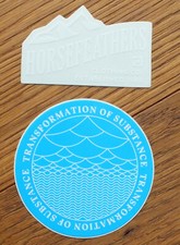 Sticker adesivi horsefeathers usato  Spedire a Italy