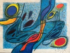Lithographie couleurs gustave d'occasion  Caen