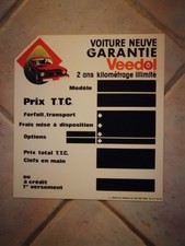 Plaque publicitaire veedol d'occasion  Rochechouart