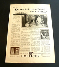 1929 horlicks malted for sale  New Bloomfield