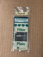 Placa de lente de filtro de soldadura DIAMANTE VERDE 2" X 4,25" tono #10H vintage nuevo en stock #fs-1h segunda mano  Embacar hacia Mexico