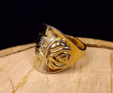Gold plated spoon for sale  LEICESTER