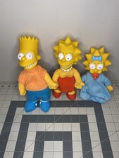 Vintage 1990 "Os Simpsons" Vinil e Bonecas de Pelúcia Conjunto de 3 Bart, Lisa + Maggie comprar usado  Enviando para Brazil