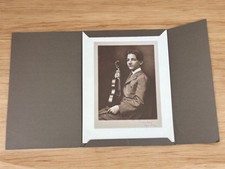Fotografia profissional vintage de jovem Dapper com seu violino comprar usado  Enviando para Brazil