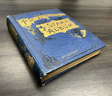 Lindo álbum de selos Lincoln antigo 1910 14ª edição WW com 1200 selos M&U 2X346, usado comprar usado  Enviando para Brazil