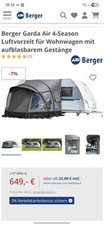 Berger garda air gebraucht kaufen  Jüchen