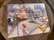 Disney thomas kinkade for sale  Exeter