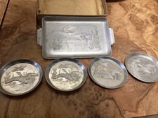 Vintage metal hammered for sale  Brooklyn