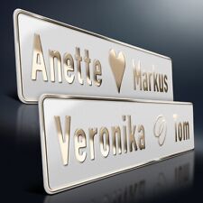 Hochzeit aluschild wunschtext gebraucht kaufen  Würselen